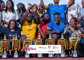 Ghana Commercial Bank celebrate winning 2025 CITI Business Olympics