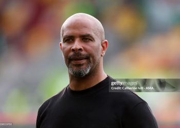 Eric Chelle manager / head coach of Nigeria (Photo by Catherine Ivill - AMA/Getty Images)