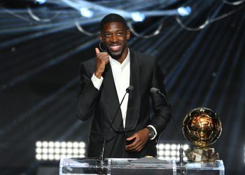 Ousmane Dembele wins 2025 Ballon D'Or Award Photo Courtesy: ballondor on X