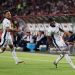 Noni Madueke of England celebrates scoring his team's second goal during the FIFA World Cup 2026 qualifier match (Photo by Michael Regan/Getty Images)