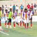 Dreams FC in action against Hearts of Oak (white) Photo Courtesy: Hearts TV