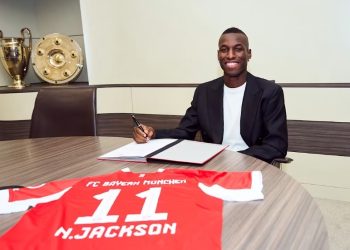 Nicolas Jackson Photo Courtesy: Bayern Munich