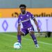 Tariq Lamptey of ACF Fiorentina in action during the serie Serie A Enilive match  (Photo by Giuseppe Maffia/NurPhoto via Getty Images)