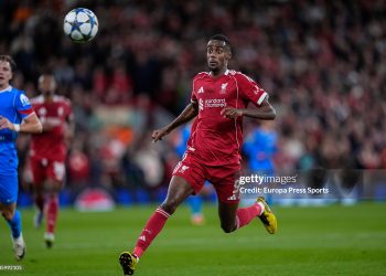 Alexander Isak of Liverpool FC in action during UEFA Champions League 2025/26 League Phase MD1 match (Photo by Dennis Agyeman / Europa Press via Getty Images)