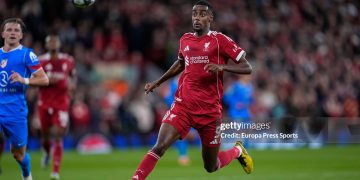 Alexander Isak of Liverpool FC in action during UEFA Champions League 2025/26 League Phase MD1 match (Photo by Dennis Agyeman / Europa Press via Getty Images)