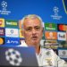 Jose Mourinho, Head Coach of SL Benfica reacts as he speaks to the media during a SL Benfica Press Conference (Photo by Alex Broadway/Getty Images)