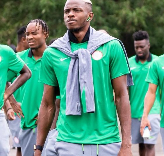 Victor Osimhen with  the Super Eagles Photo Courtesy: Nigeria Football Federation
