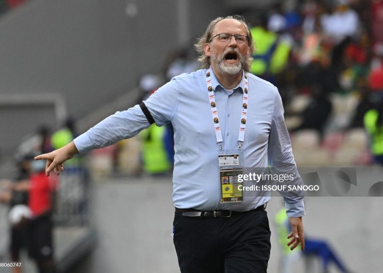 Tom Saintfiet reacts (Photo by ISSOUF SANOGO/AFP via Getty Images)