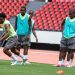 Black Stars players train ahaead of FIFA Qualifier against Chad Photo Courtesy: GFA