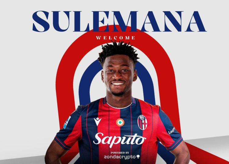 Ibrahim Sulemana Photo Courtesy: Bologna FC