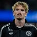 Nick Woltemade of Germany in prior to FIFA World Cup 2026 qualifier match (Photo by Sebastian Frej/Getty Images)