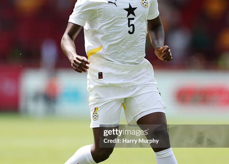 Caleb Yirenkyi of Ghana during the Cup 3rd/4th Play Off between Ghana and Trinidad and Tobago (Photo by Harry Murphy/Getty Images)