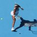 Coco Gauff of the United States plays a shoot in the Women's Singles Round of 16 match against Belinda Bencic of Switzerland on day 9 of the 2025 China Open (Photo by Lintao Zhang/Getty Images)