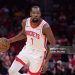 Kevin Durant #7 of the Houston Rockets drives against the Utah Jazz during the first half of a preseason game (Photo by Alex Slitz/Getty Images)