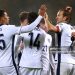 Players of England celebrate their team's fourth goal, an own goal scored by Maksims Tonisevs of Latvia (not pictured) during the FIFA World Cup 2026 qualifier match (Photo by Eddie Keogh - The FA/The FA via Getty Images)