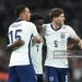 England's Bukayo Saka celebrates scoring his side's third goal during the International Friendly match between England and Wales (Photo by Rob Newell - CameraSport via Getty Images)