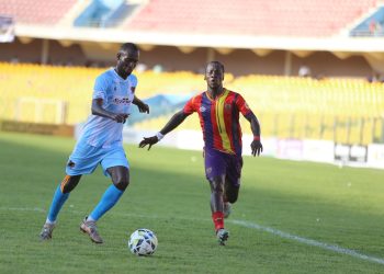 Shot from Hearts of Oak- Kpando Heart of Lions (in sea blue) game Photo Courtesy: Hearts of Oak