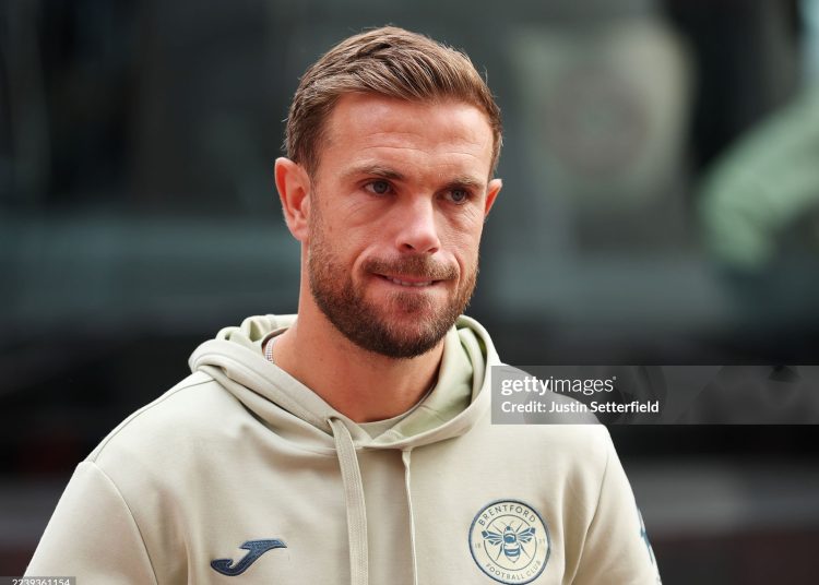 Jordan Henderson of Brentford (Photo by Justin Setterfield/Getty Images)