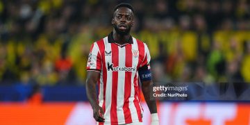 Inaki Williams (Athletic Club) looks on during game (Photo by Ulrik Pedersen/NurPhoto via Getty Images)
