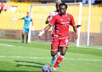 Lord Hillary Adabo in action for Kotoko against Wydad in CAF CONFED Cup Photo Courtesy: AKSC