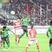 Shot from Kotoko (in green) game against Wydad Casablanca in CAF CONFED Cup Photo Courtesy: AKSC