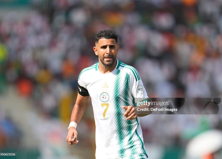 Riyad Karim Mahrez of Algeria (Photo by Ulrik Pedersen/DeFodi Images via Getty Images)