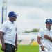 Nations FC Assistant Head Coach Aboagye Dacosta (right) with Nations FC Head Coach Frimpong Manso (left) Photo Courtesy: Nations FC