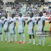 The Nigeria team lines up during the 2026 FIFA World Cup Qualifier match between Nigeria's Super Eagles and Rwanda's Amavubi, which Nigeria wins 1-0, at Godswill Akpabio Stadium in Uyo, Akwa Ibom State, Nigeria, on September 6, 2025. (Photo by Adekunle Ajayi/NurPhoto via Getty Images)