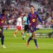 Pedri of FC Barcelona celebrates scoring his team's first goal during the LaLiga EA Sports match between FC Barcelona and Girona (Photo by Alex Caparros/Getty Images)