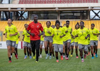 Black Queens in a training session Photo Courtesy: GFA