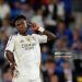 Vinicius Junior left winger of Real Madrid and Brazil gestures during the LaLiga EA Sports match between Getafe CF and Real Madrid CF (Photo by Jose Breton/Pics Action/NurPhoto via Getty Images)