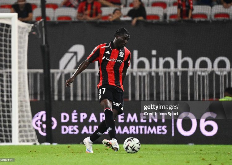 Kojo PEPRAH OPPONG of Nice (Photo by Emilian Baldow/Icon Sport via Getty Images)