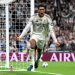 Jude Bellingham of Real Madrid celebrates scoring his team's first goal during the UEFA Champions League 2025/26 League Phase MD3 match between Real Madrid C.F. and Juventus (Photo by David Ramos - UEFA/UEFA via Getty Images)