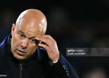 Liverpool's Dutch manager Arne Slot (Photo by GLYN KIRK/AFP via Getty Images)