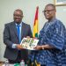Ghana Football Association President Kurt Okraku (left) and Sports Minister Kofi Adams