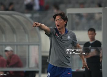 Hong Myung Bo, coach of South Korea (Photo by Masashi Hara/Getty Images)