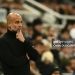 Manchester City's Spanish manager Pep Guardiola looks on during the English Premier League football match between Newcastle United and Manchester City (Photo by Oli SCARFF / AFP via Getty Images)