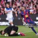 Raphinha of FC Barcelona gestures during the Spanish league, La Liga EA Sports, football match played between FC Barcelona and Deportivo Alaves (Photo By Javier Borrego/Europa Press via Getty Images)