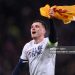 Andrew Robertson of Scotland celebrates following the FIFA World Cup 2026 qualifier match between Scotland and Denmark (Photo by Ben Roberts - Danehouse/Getty Images)