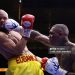 Conor Benn punches Chris Eubank Jr during their middleweight fight on the ‘Unfinished Business’ fight card (Photo by Justin Setterfield/Getty Images)