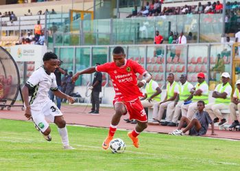 Shot from Kotoko (red)-Dreams FC game Photo Courtesy: AKSC