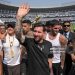 Lionel Messi is seen during the GOAT Tour (Photo by Debarchan Chatterjee/NurPhoto via Getty Images)