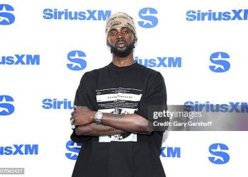 Black Sherif visits SiriusXM Studios in New York City. (Photo by Gary Gershoff/Getty Images)