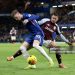 Cole Palmer of Chelsea is challenged by Emi Buendia of Aston Villa during the Premier League match between Chelsea and Aston Villa (Photo by Chelsea Football Club/Chelsea FC via Getty Images)