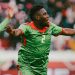 Lassina Traore after scoring. Photo Courtesy: CAF Media