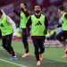 Mohamed Salah of Liverpool warms up during the Premier League match between West Ham United and Liverpool (Photo by Justin Setterfield/Getty Images)