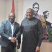 GFA President Kurt Okraku together with  Ghana’s Ambassador to the United States, Victor Emmanuel Smith