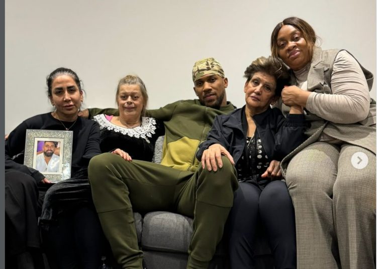 Anthony Joshua on Instagram earlier . Photo Courtesy: Anthony Joshua's Instagram