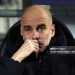 Pep Guardiola, Manager of Manchester City, looks on prior to the UEFA Champions League 2025/26 League Phase MD7 match between FK Bodo/Glimt and Manchester City (Photo by Michael Regan - UEFA/UEFA via Getty Images)