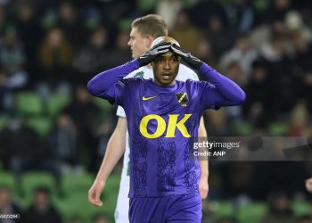 André Ayew of NAC Breda during the Dutch Eredivisie match between FC Groningen and NAC Breda COR LASKER / ANP (Photo by ANP via Getty Images)
